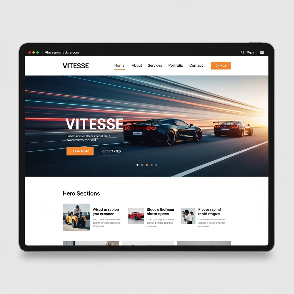 Vitesse site web